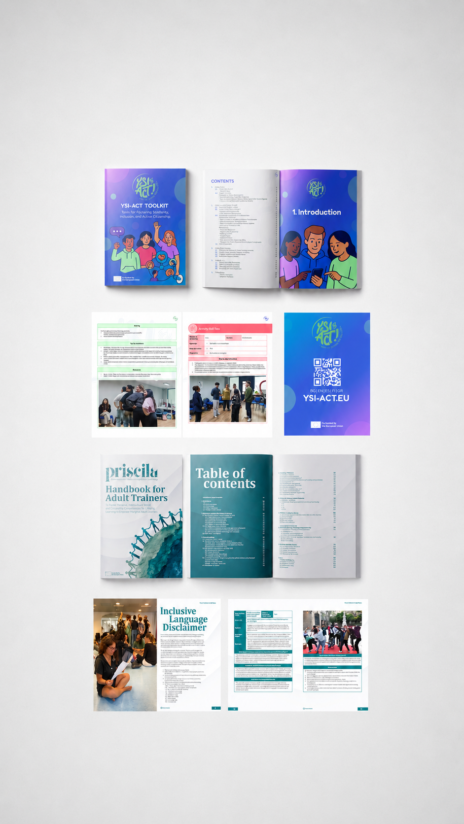 Diseño editorial en proyectos Europeos, por Rubén Romo Design para La Xixa