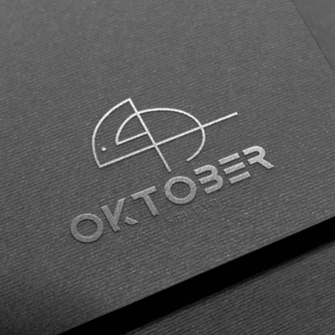 Diseño de logotipo y web, por Rubén Romo Design para Oktober Studio, diseño de interiores